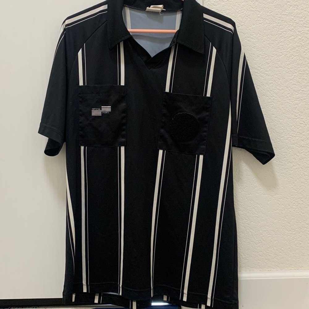 Official sports international soccer referee shirt